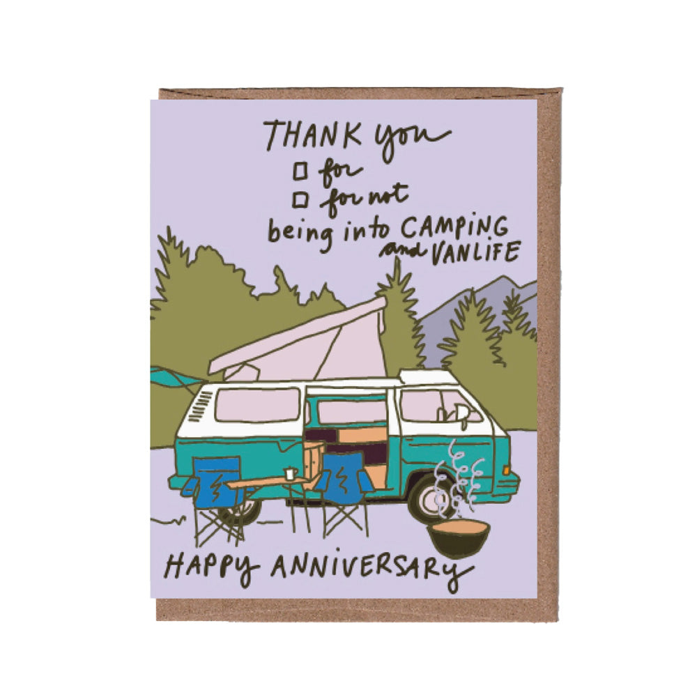 Van Life Anniversary Card