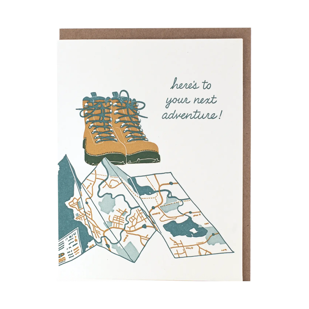 Hiking Boots Congratulations Card