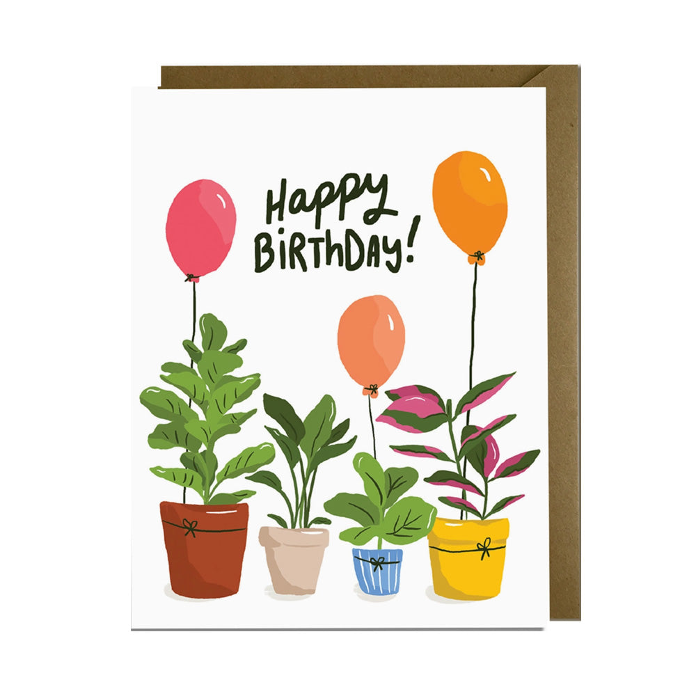 Plants Birthday Card