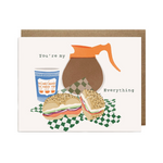 You're My Everything Bagel Card