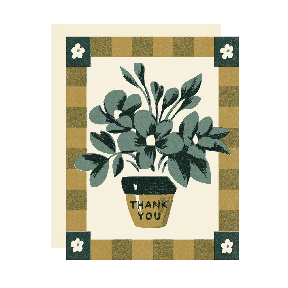 Thank You Flower Pot Card