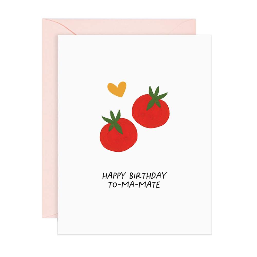 To My Mate Tomato Birthday Card