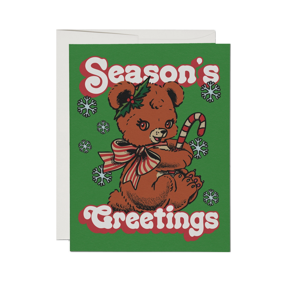 Christmas Teddy Bear Card