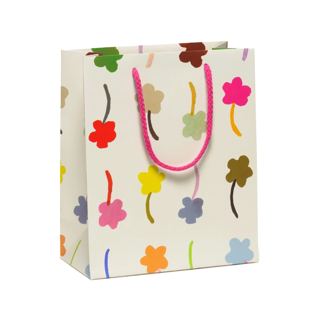 Flipping Flowers Medium Gift Bag
