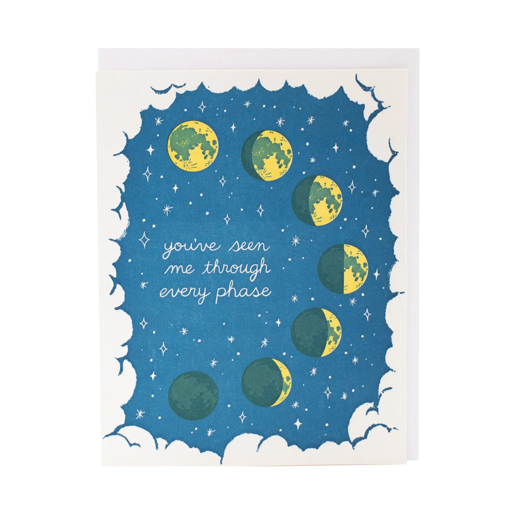 Moon Phases Caregiver Card