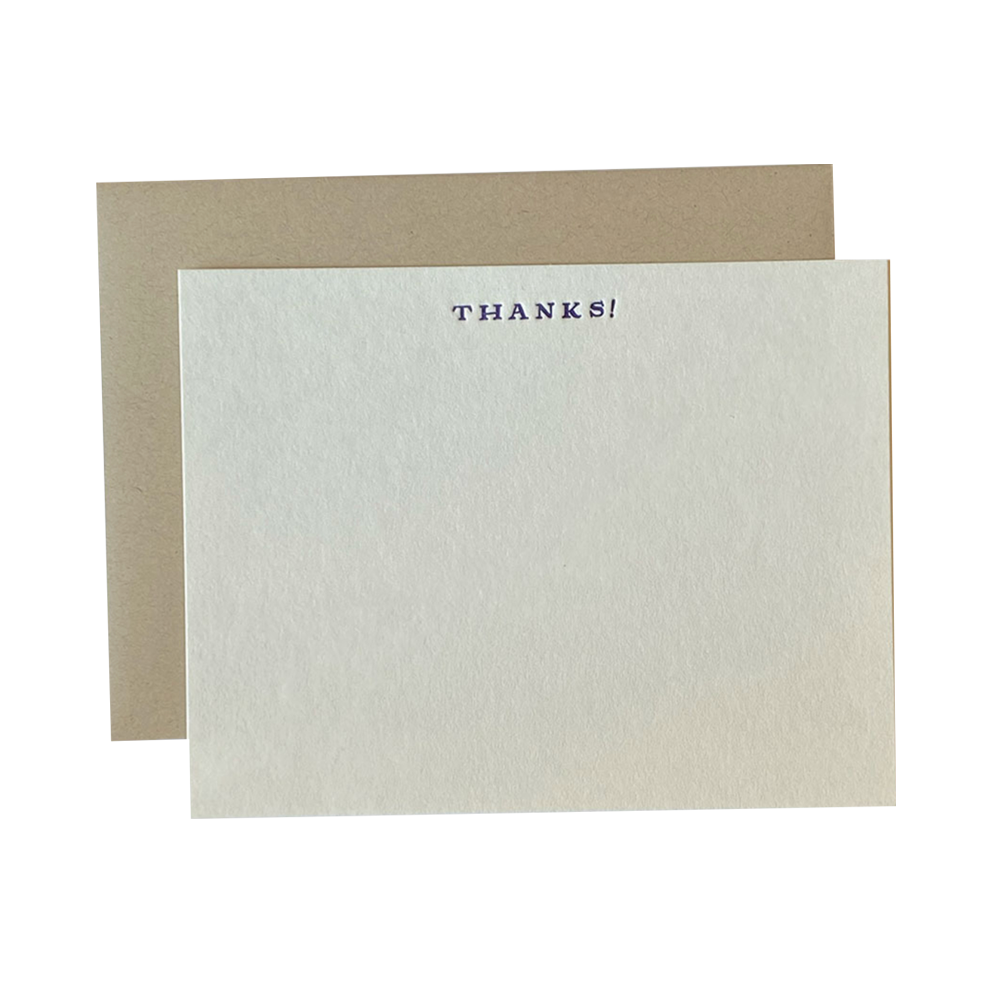 Thanks Card - Set of 6
