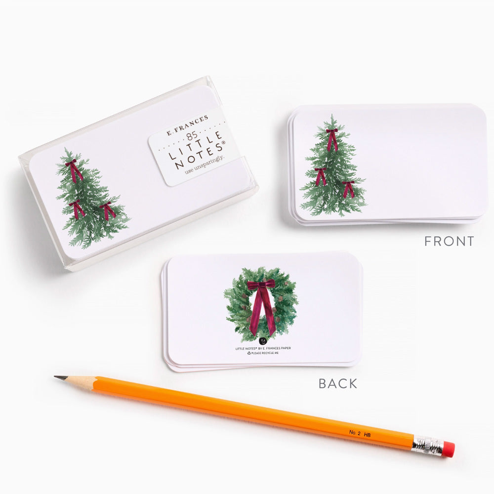 Velvet Bow Tree Little Notes