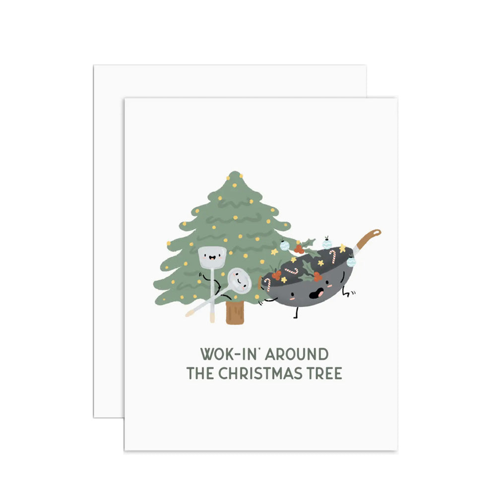 Wok-in Around the Tree Card