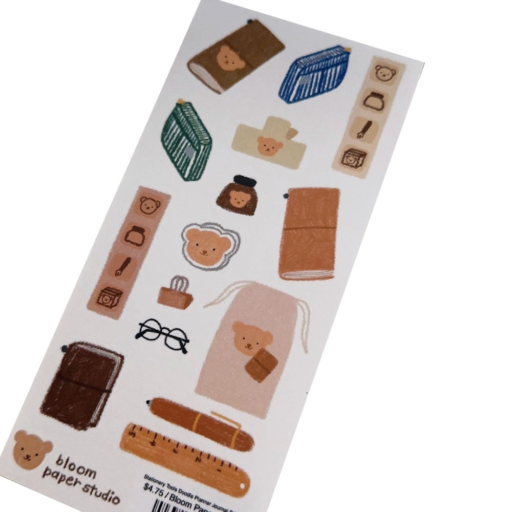 Stationery Tools Doodle Planner Journal Stickers