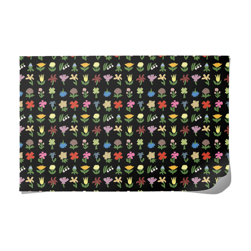 Little Flowers Wrapping Sheet