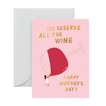 All the Vino Mother's Day Card