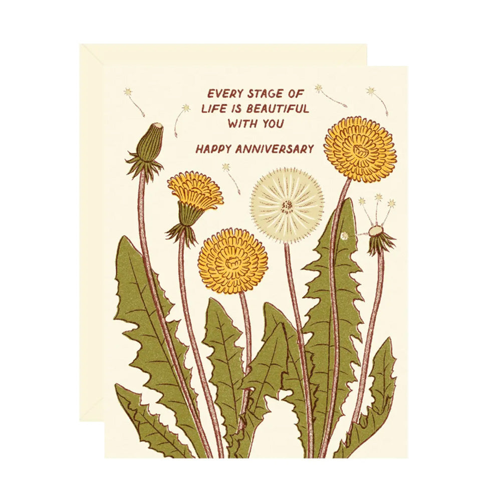 Anniversary Dandelion Card