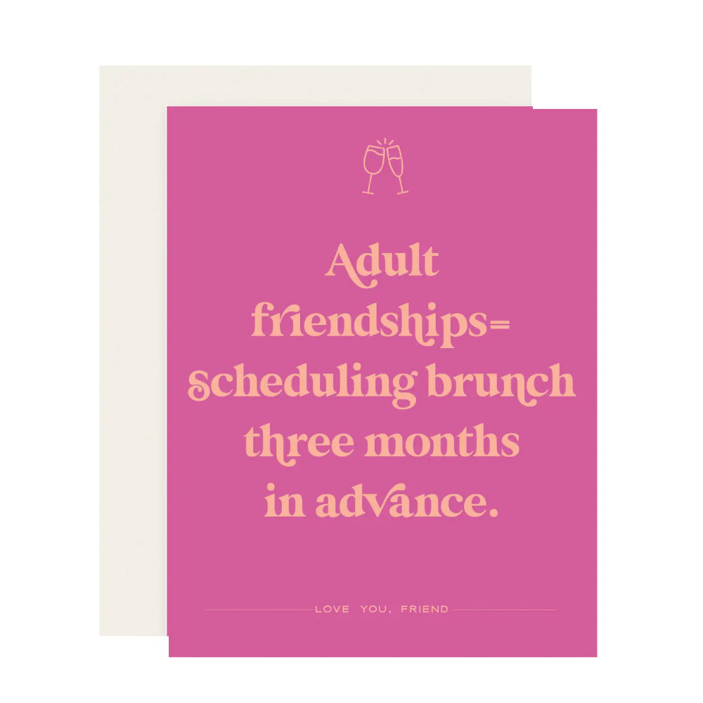 Adult Friendships Card