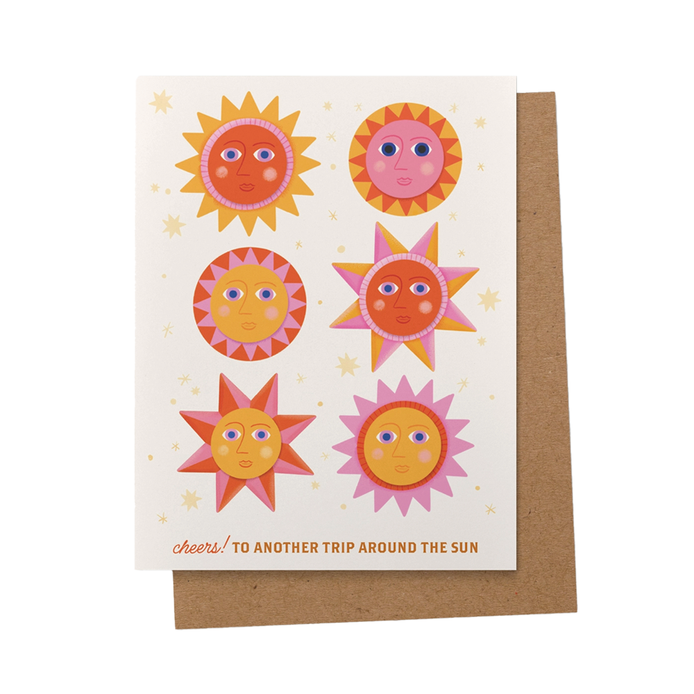 Another Trip Around the Sun Fall Birthday Card