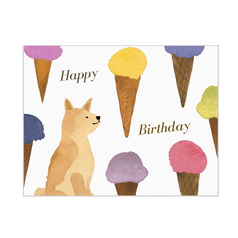 Ice Cream Birthday Card