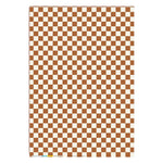 Brown Checkerboard Gift Wrap Sheet