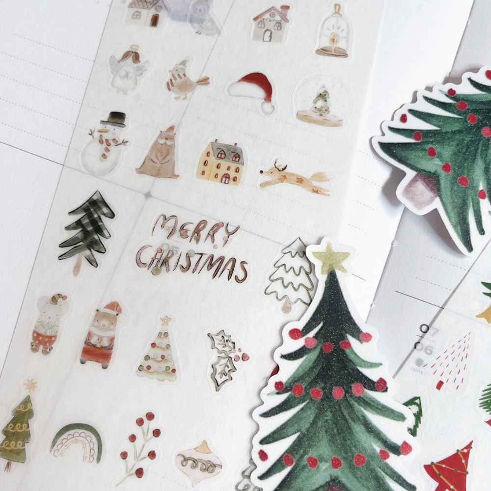 Christmas Elements Sticker Sheet
