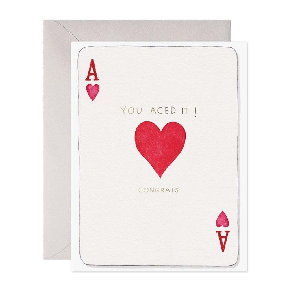 Aced It Congratulations Card