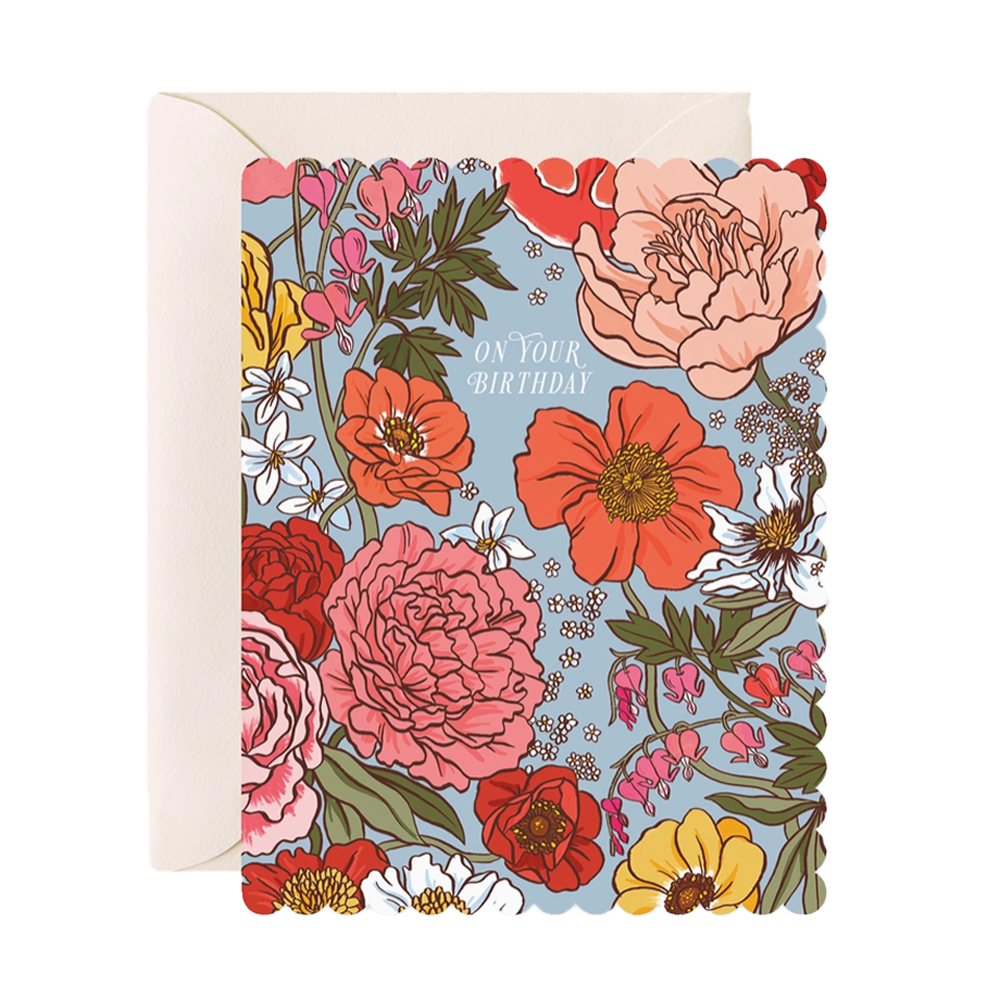 Birthday Flowers Card