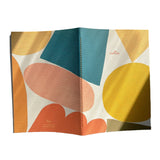 Big Abstract-Shaped Soft-Toned Notebook - Simplicity