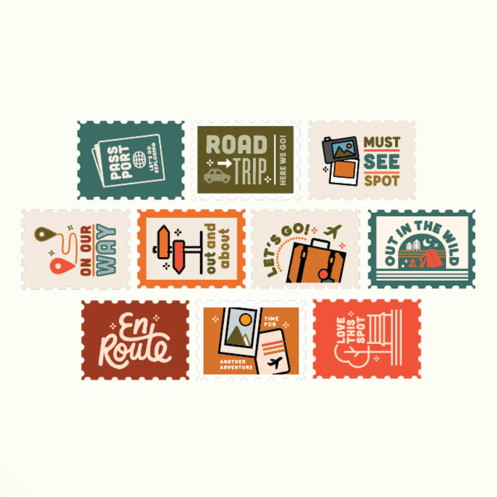 Let's Go Stamp Washi Tape