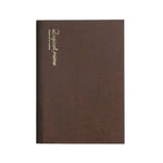 Logical Prime Thread Binding A5 Notebook Point - Brown