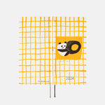 2024 Hobonichi Techo English Weeks - Jin Kitamura: Love it (Panda) Yellow Plaid