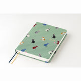 2024 Hobonichi Techo HON A5 English Hardcover Planner Book - Bow & Tie: Cats & Me
