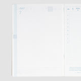 2024 Hobonichi Techo HON A5 English Hardcover Planner Book - Paper Series: Black Gingham