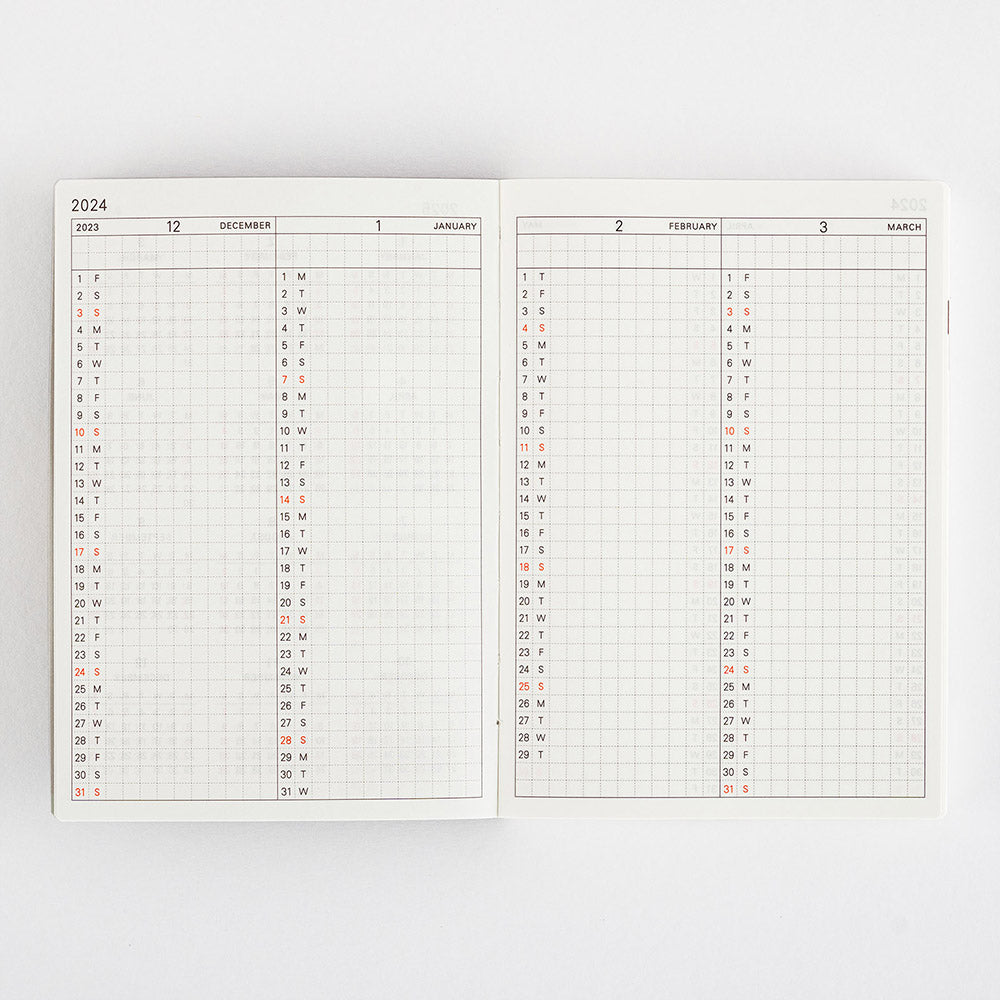 Hobonichi 2024 Clear Cover for A6 Size HON - Anderson Pens, Inc.