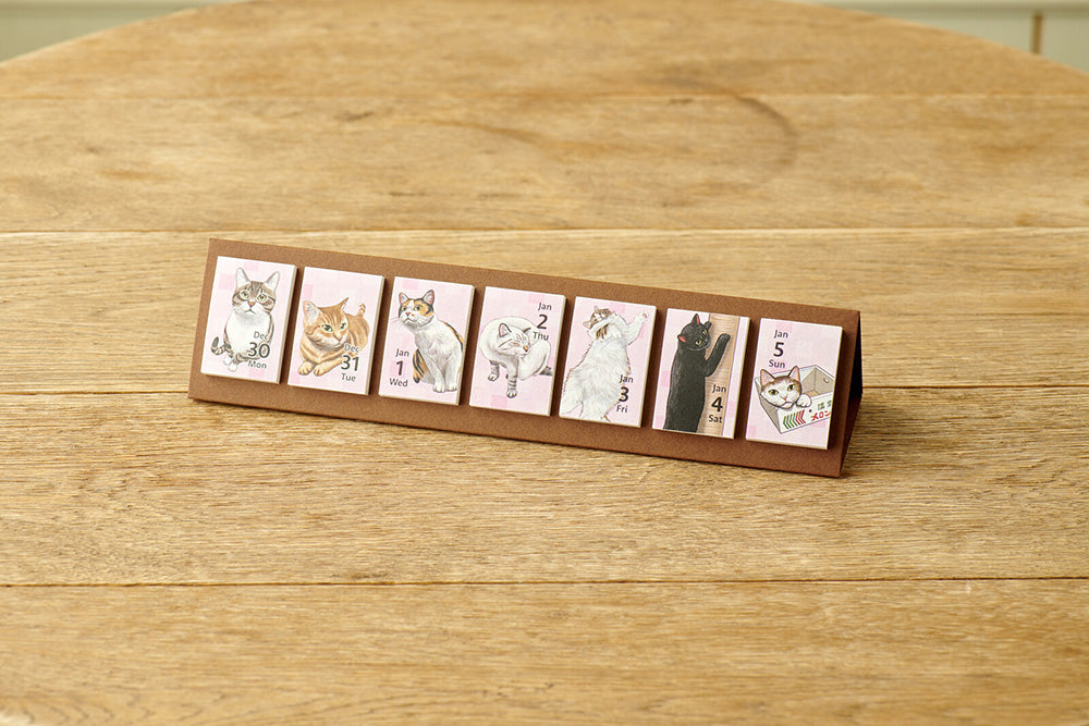 2025 Himekuri Sticky Calendar Cat M.Lovewell Himekuri Calendar 2025 Usa