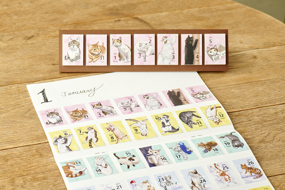 2025 Himekuri Sticky Calendar Cat M.Lovewell Himekuri Calendar 2025 Usa