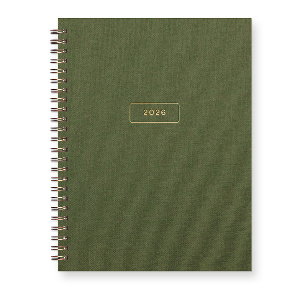 2026 Classic Frame Dated Planner - Moss