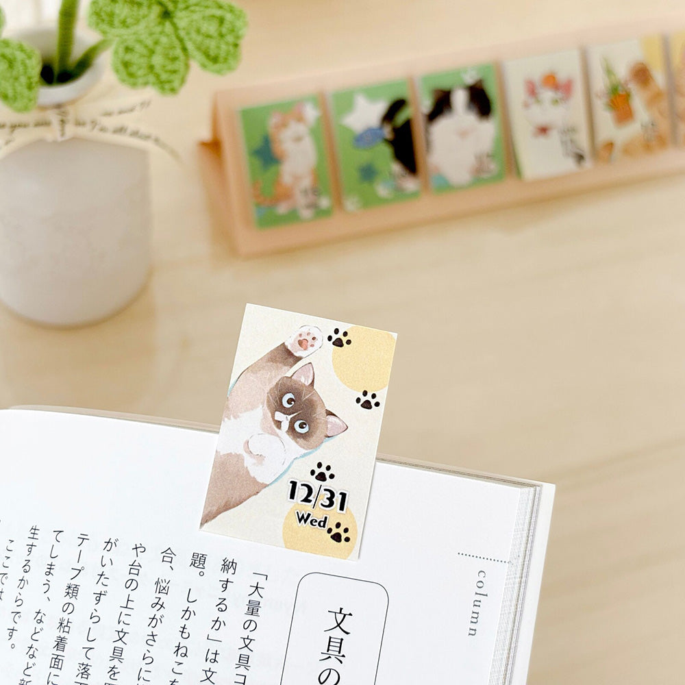 2026 Himekuri Sticky Calendar - Cats