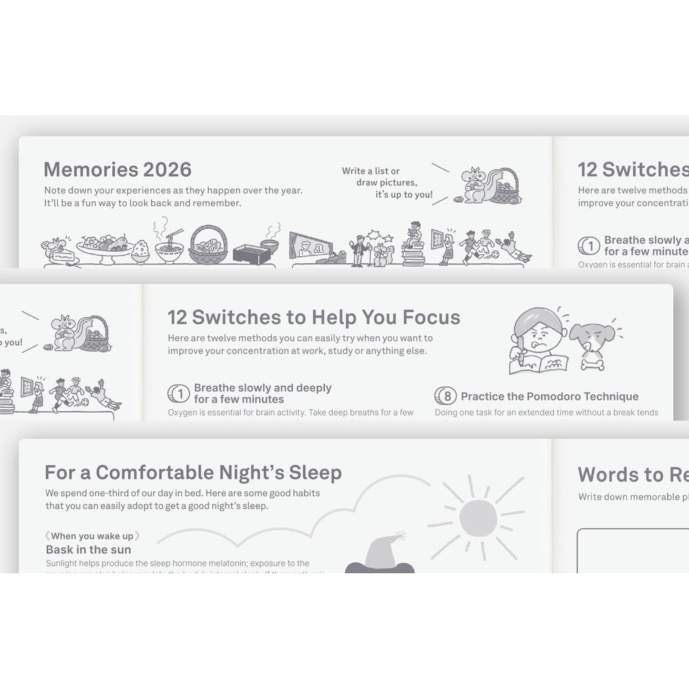 2026 Hobonichi Techo Cousin Planner Book English A5