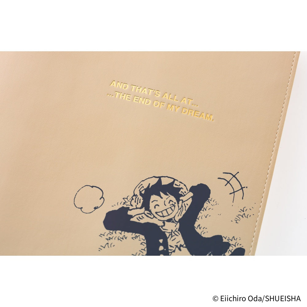 2026 Hobonichi Techo Cousin Planner Book & Cover English A5 - ONE PIECE magazine: End of Luffy's Dream (Sand Beige)