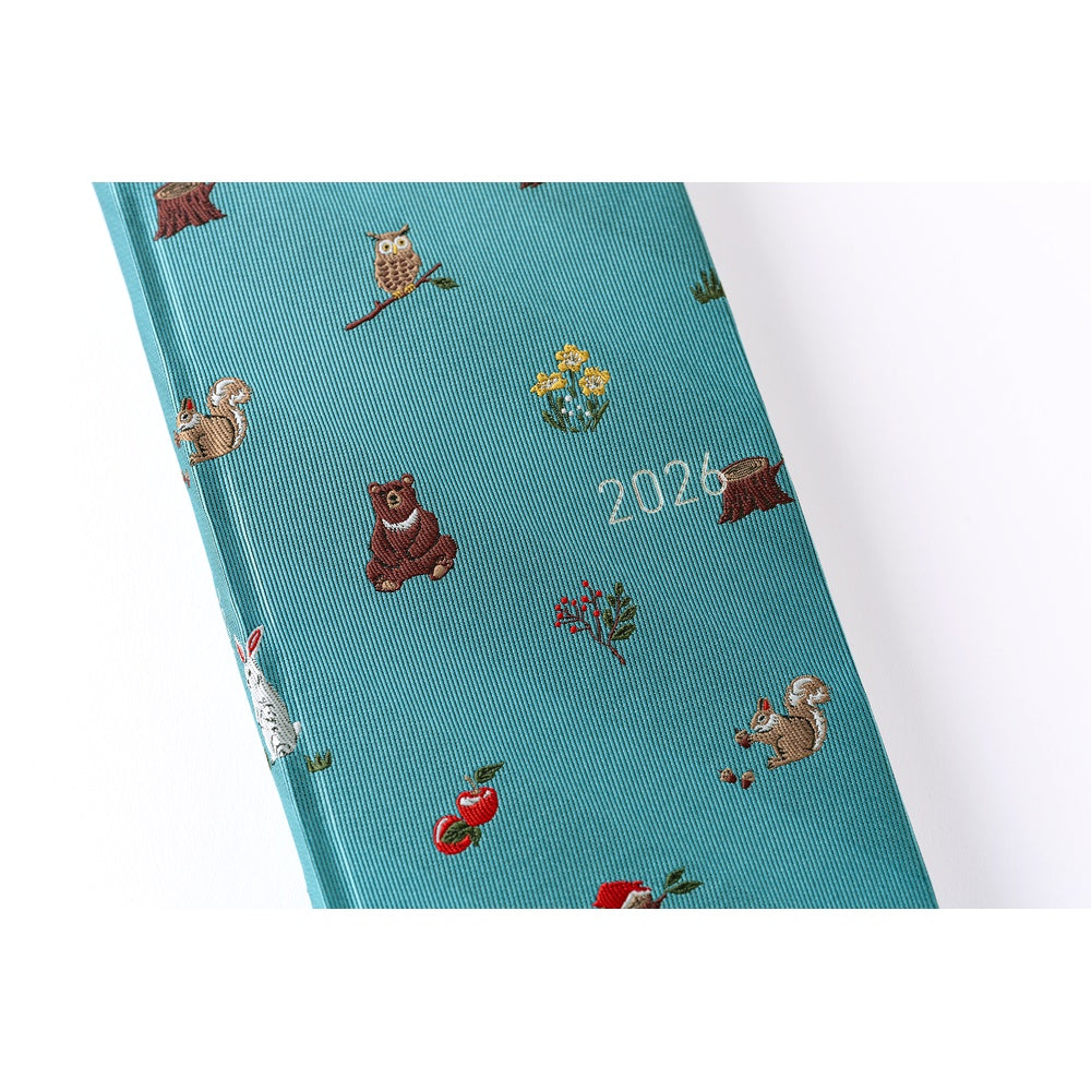 2026 Hobonichi Techo English MEGA Weeks - Bow & Tie: In the Forest