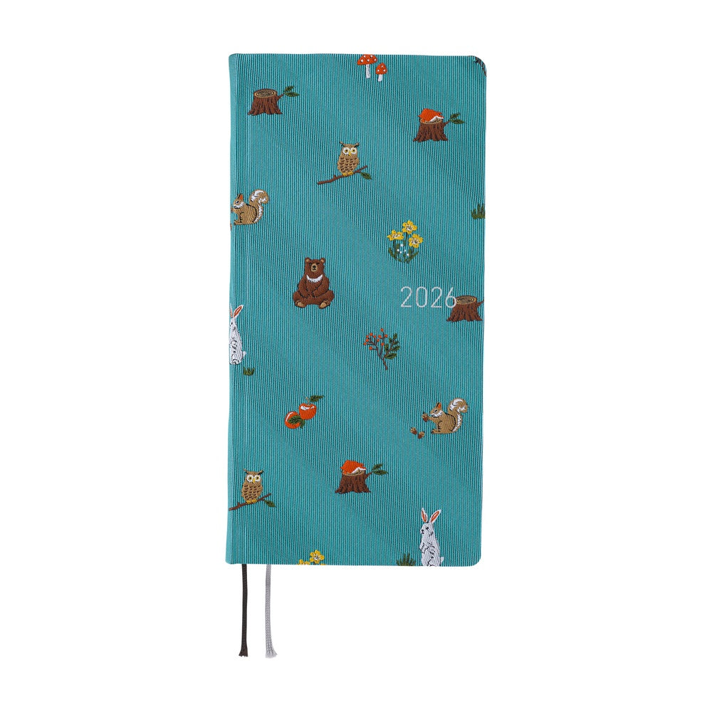 2026 Hobonichi Techo English MEGA Weeks - Bow & Tie: In the Forest