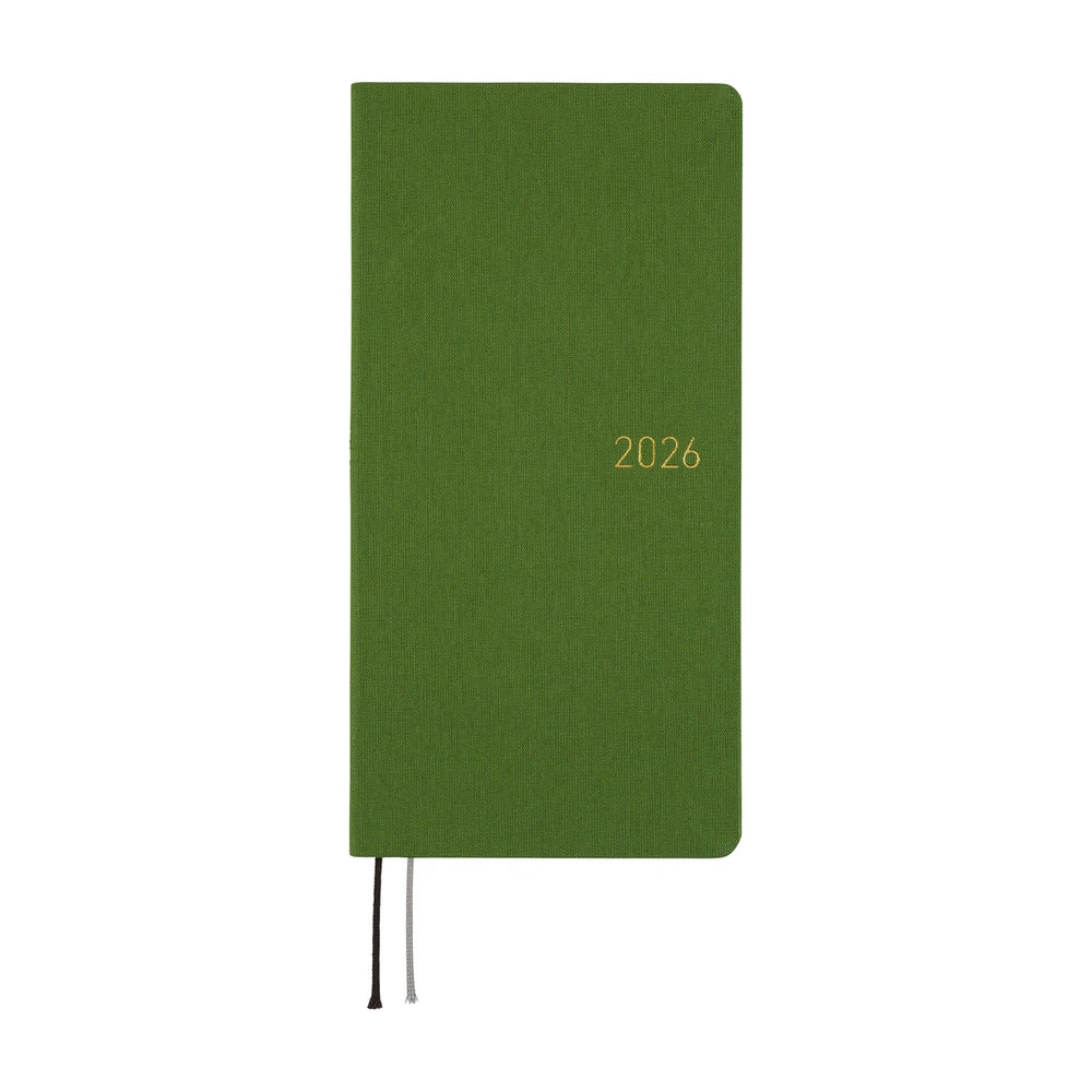 2026 Hobonichi Techo English MEGA Weeks - Colors: Antique Green