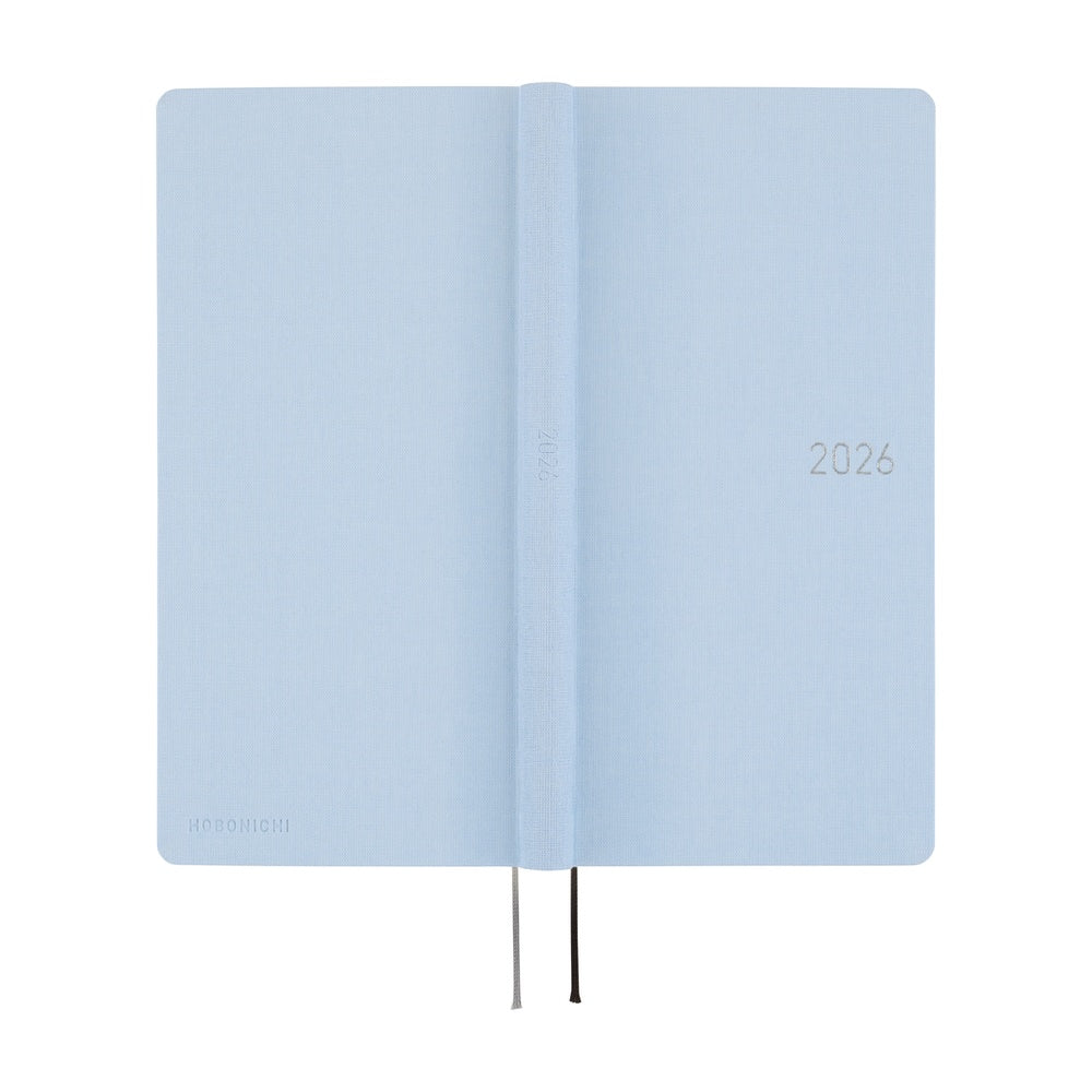 2026 Hobonichi Techo English MEGA Weeks - Colors: Sky Mist