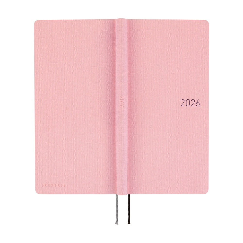 2026 Hobonichi Techo English MEGA Weeks - Colors: Strawberry Milk