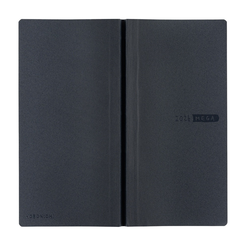 2026 Hobonichi Techo English MEGA Weeks - Sneaker: Indigo Black
