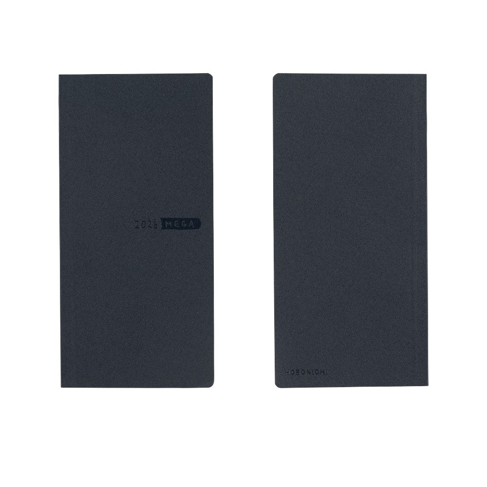 2026 Hobonichi Techo English MEGA Weeks - Sneaker: Indigo Black
