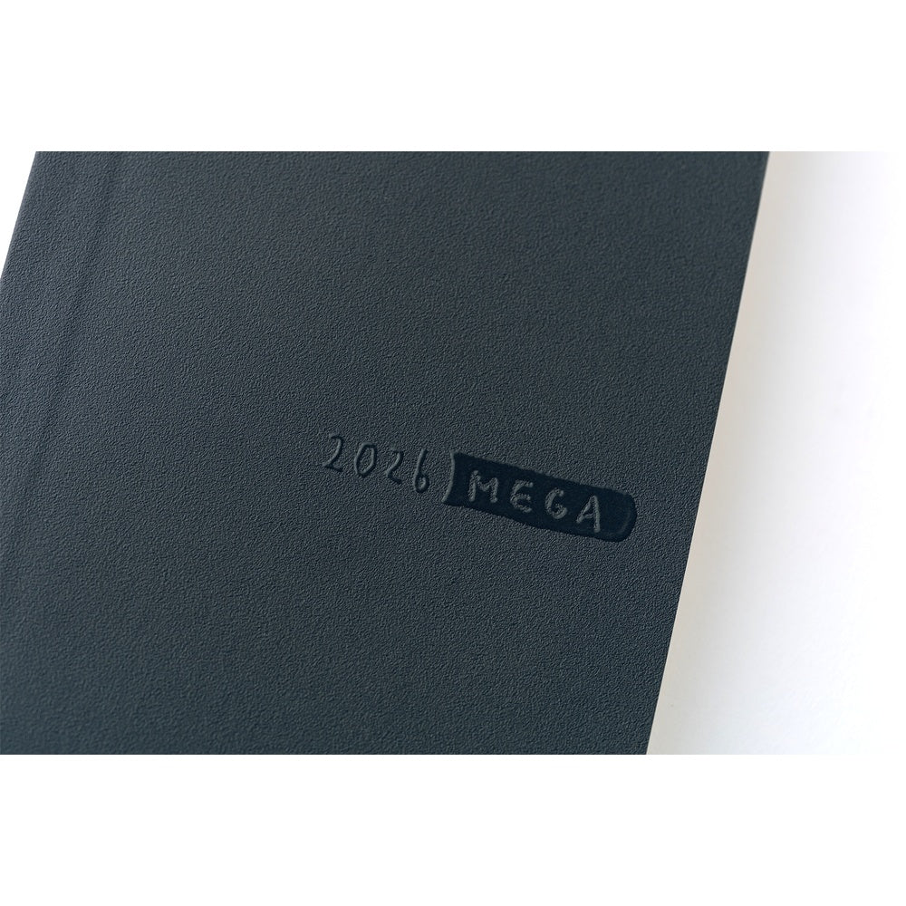 2026 Hobonichi Techo English MEGA Weeks - Sneaker: Indigo Black