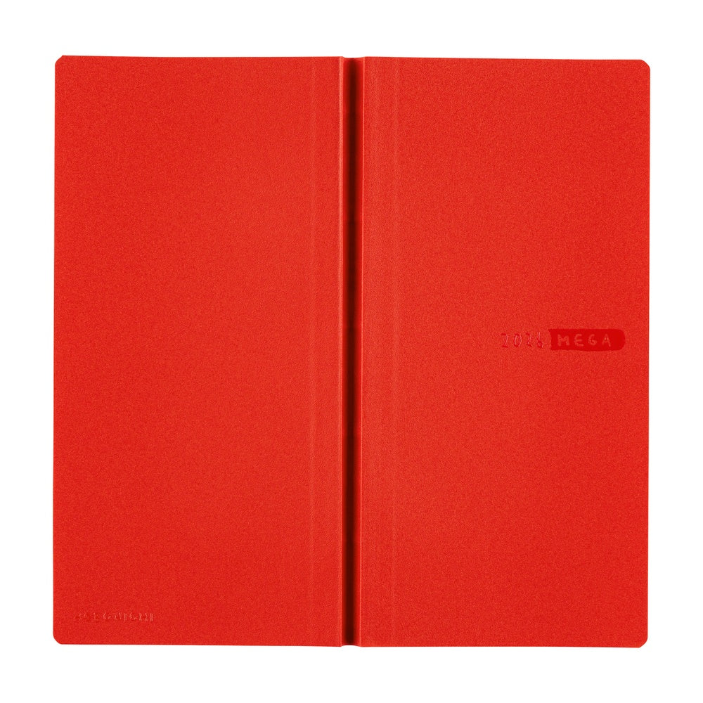 2026 Hobonichi Techo English MEGA Weeks - Sneaker: Tomato Red