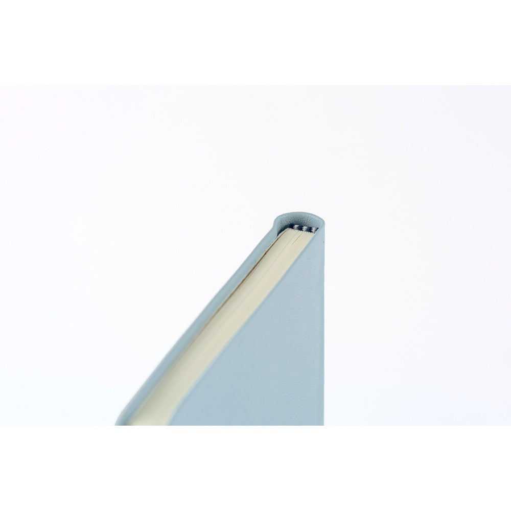 2026 Hobonichi Techo English Weeks - Leather: Snow Blue