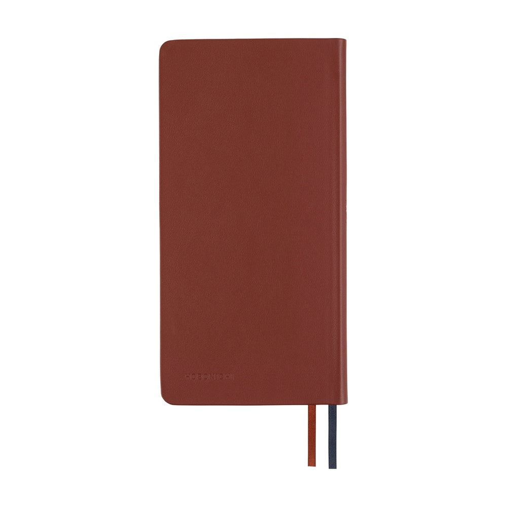 2026 Hobonichi Techo English Weeks - Leather: Wine Brown