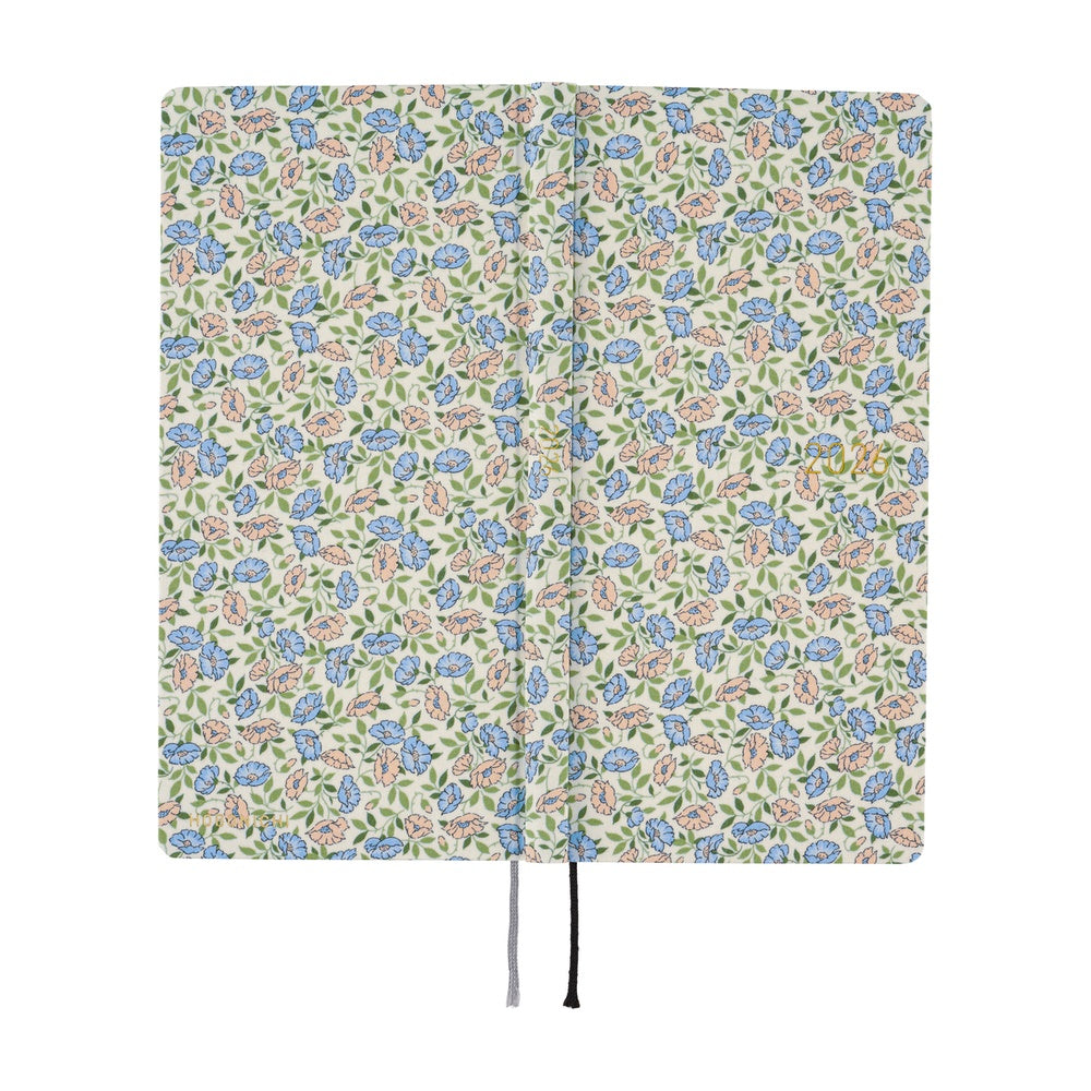 2026 Hobonichi Techo English Weeks - Liberty Fabrics: Sasha Kiora