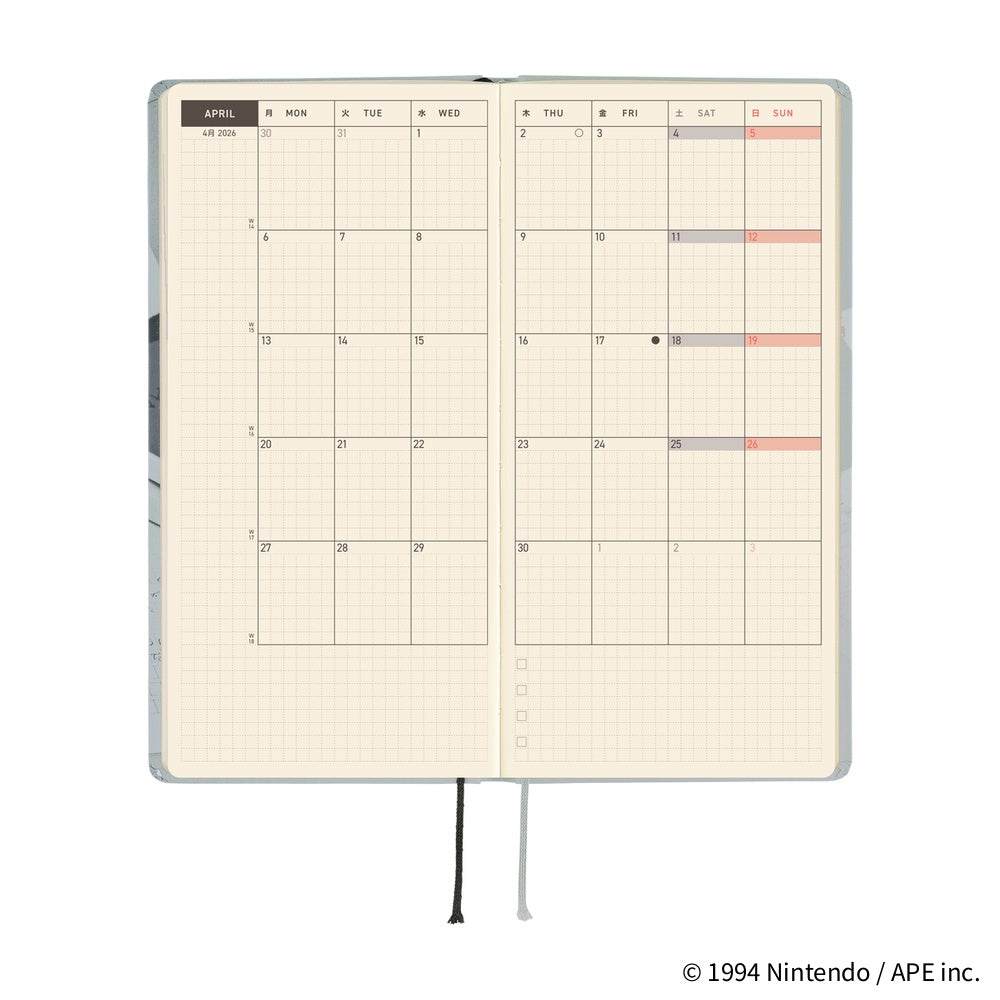 2026 Hobonichi Techo English Weeks - MOTHER: The Secret of MOTHER 2