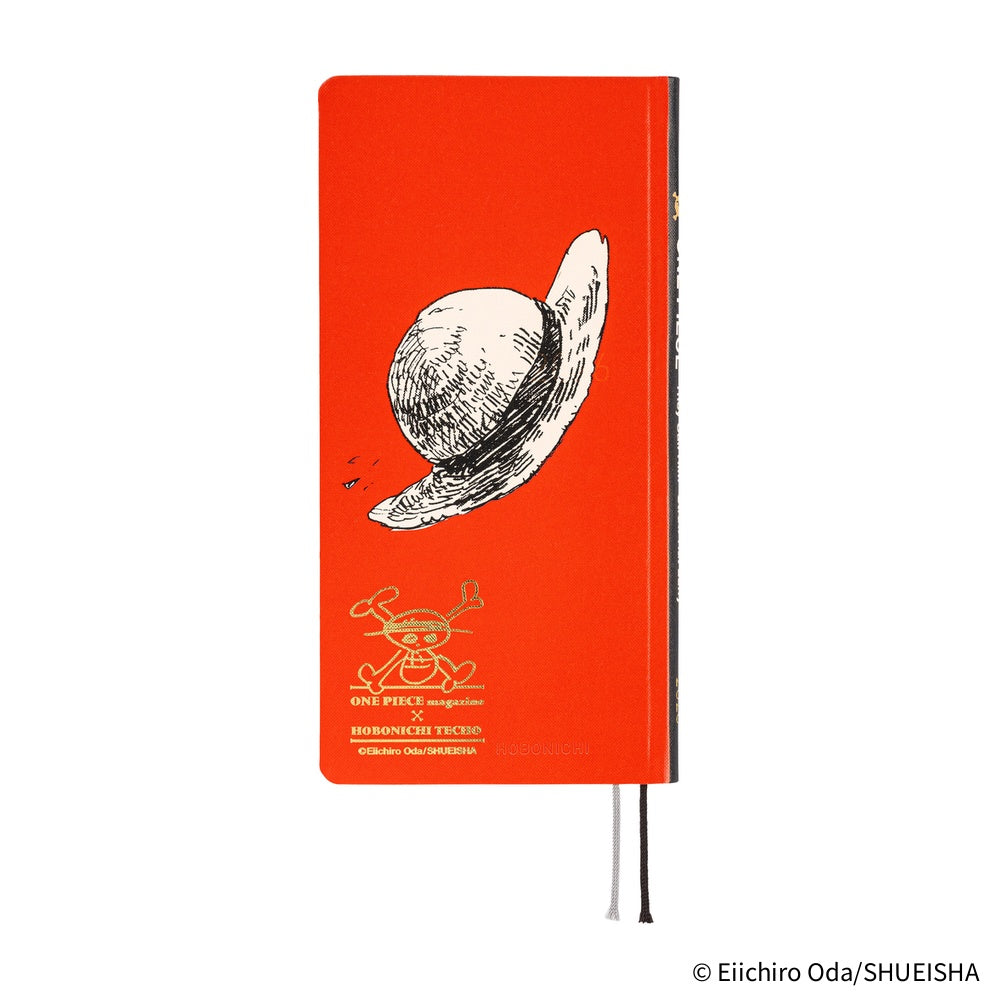 2026 Hobonichi Techo English Weeks - ONE PIECE Magazine: Straw Hat Luffy (Red)
